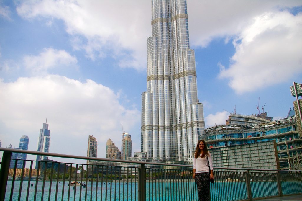 Vistas del Burj Khalifa desde el Dubai Mall