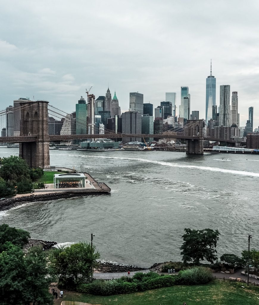 Vistas de Manhattan desde Brooklyn, Nueva York
