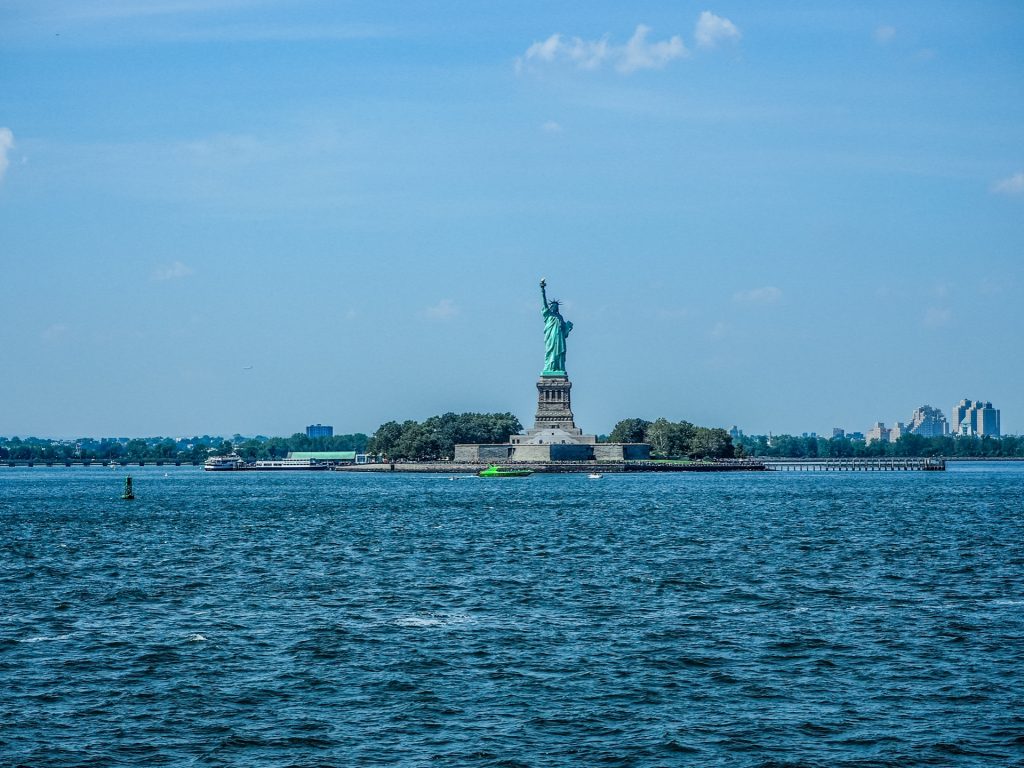 Vistas de la Estatua de la Libertad en Nueva York