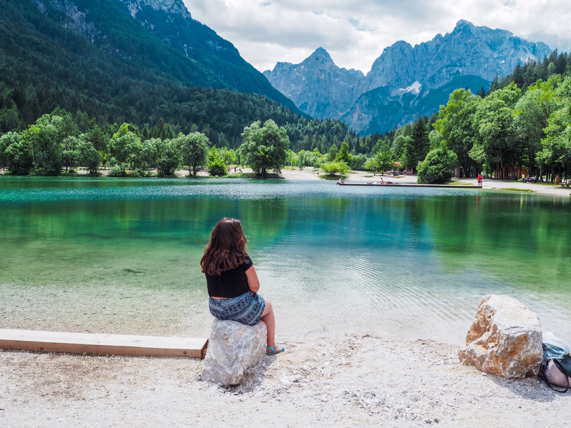 Lago Jasna, un lago muy tranquilo y precioso imprescindible en Eslovenia