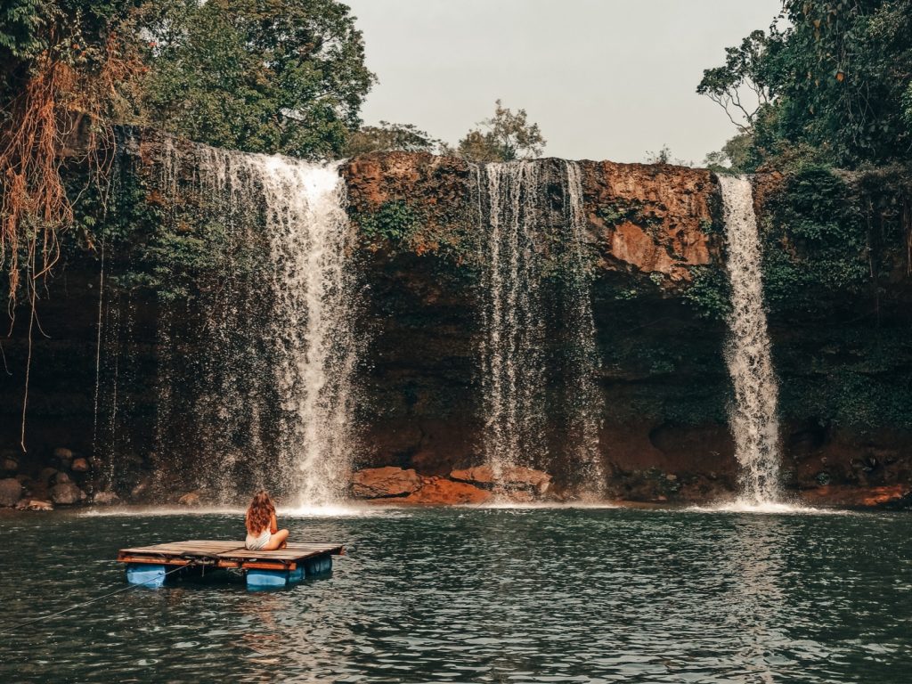 Tad Champi, una de las cascadas más bonitas de Pakse, en Laos