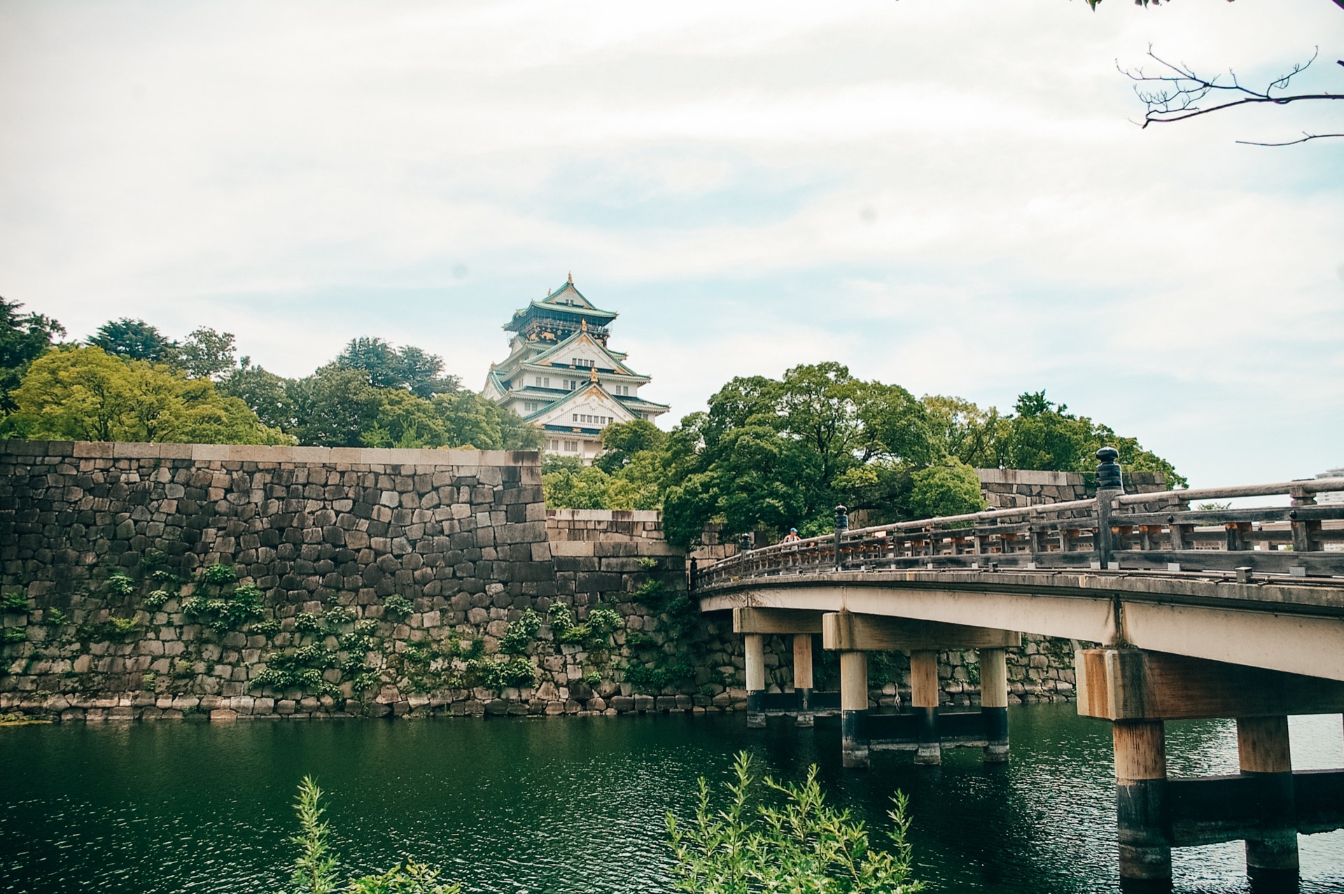 Castillos preciosos de Osaka, en Japón