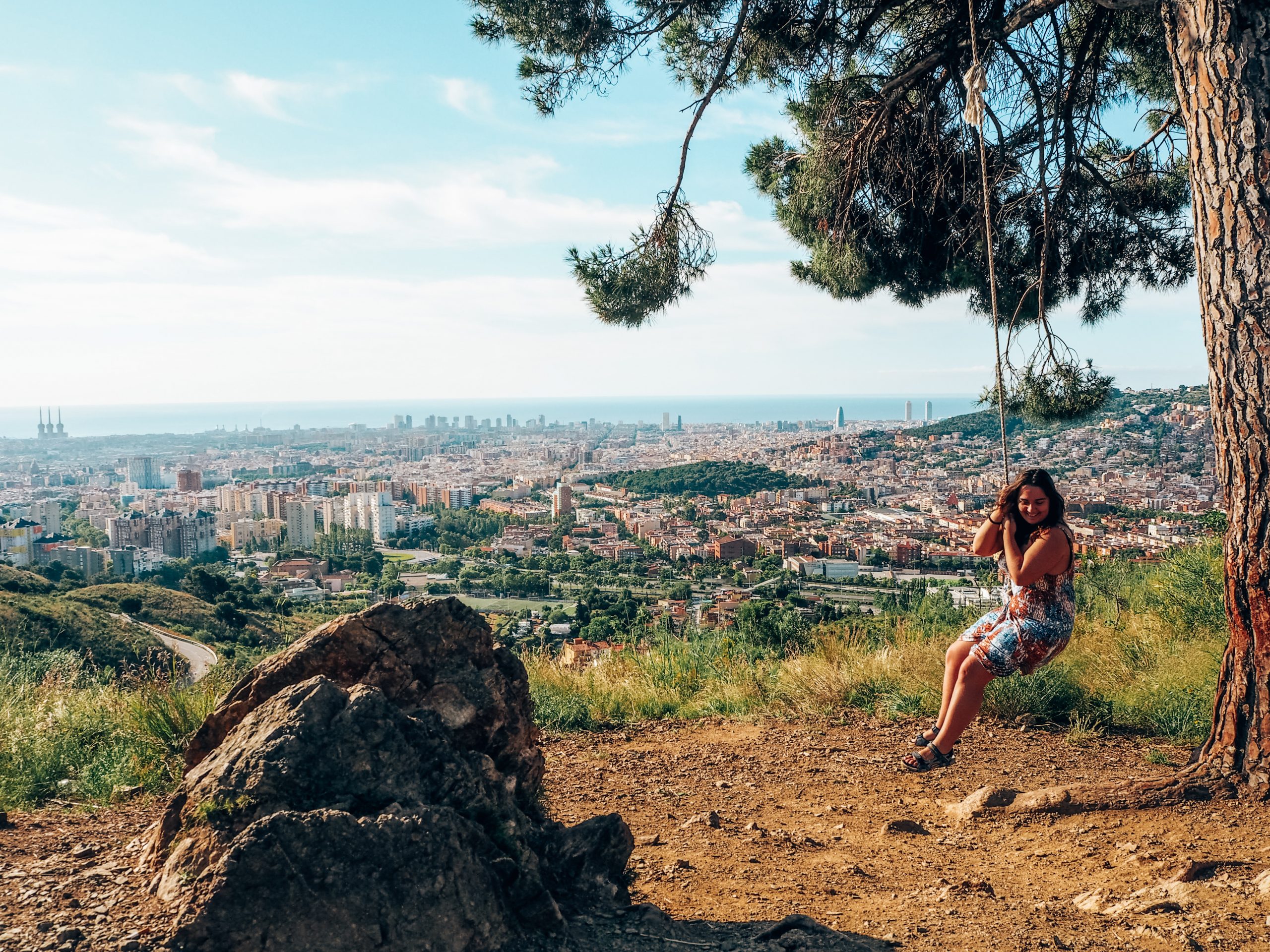Mirador del Columpio, uno de los miradores más famosos de Barcelona