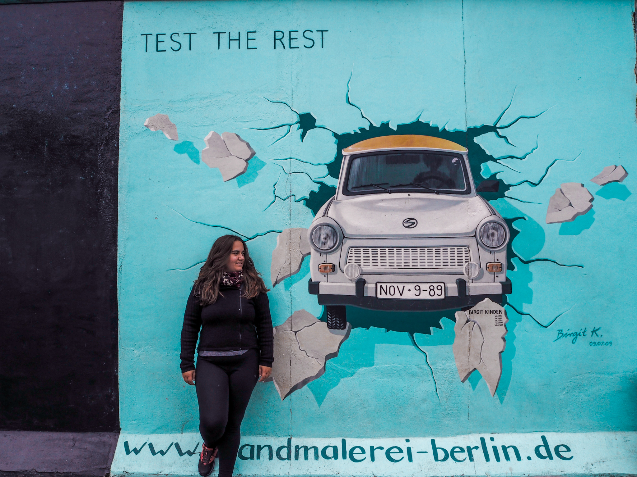 East Side Gallery, mayor tramo del Muro de Berlín que se conserva convertido en una galería de arte