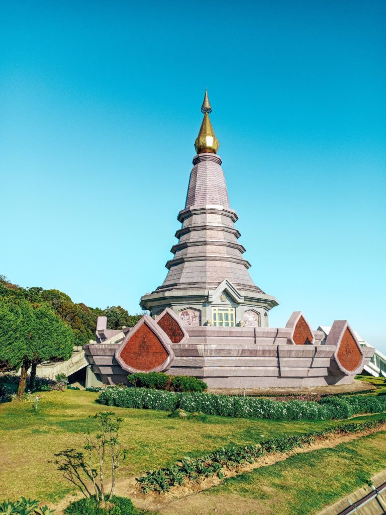 King & Queen Pagodas en el Parque Nacional Doi Inthanon, Tailandia