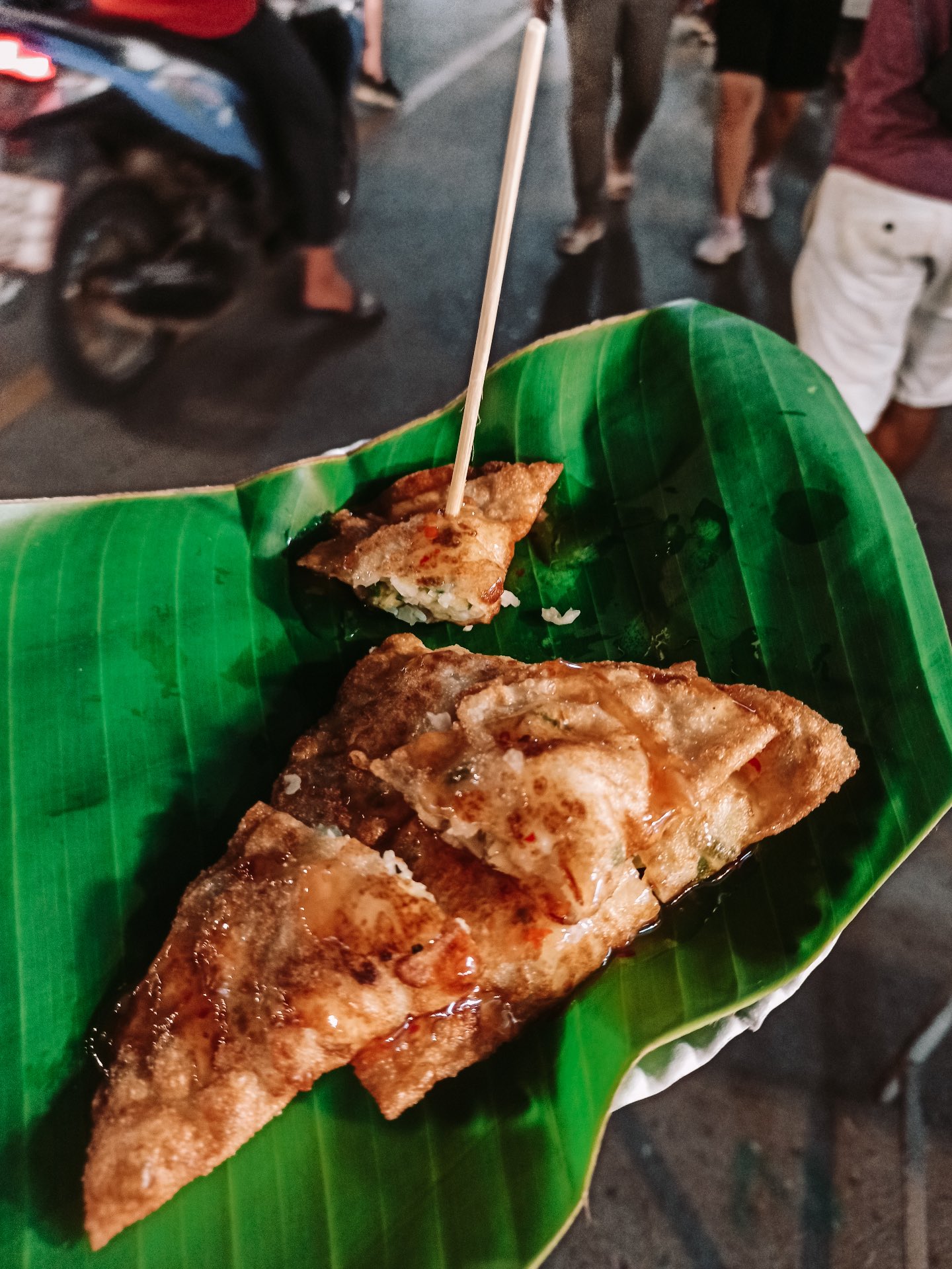Comida del Night Market de Pai, Tailandia
