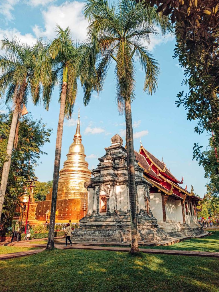 Wat Phra Singh, uno de los templos más famosos de Chiang Mai