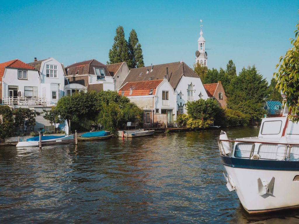 Canal de Haven, el canal más animado de Leiden