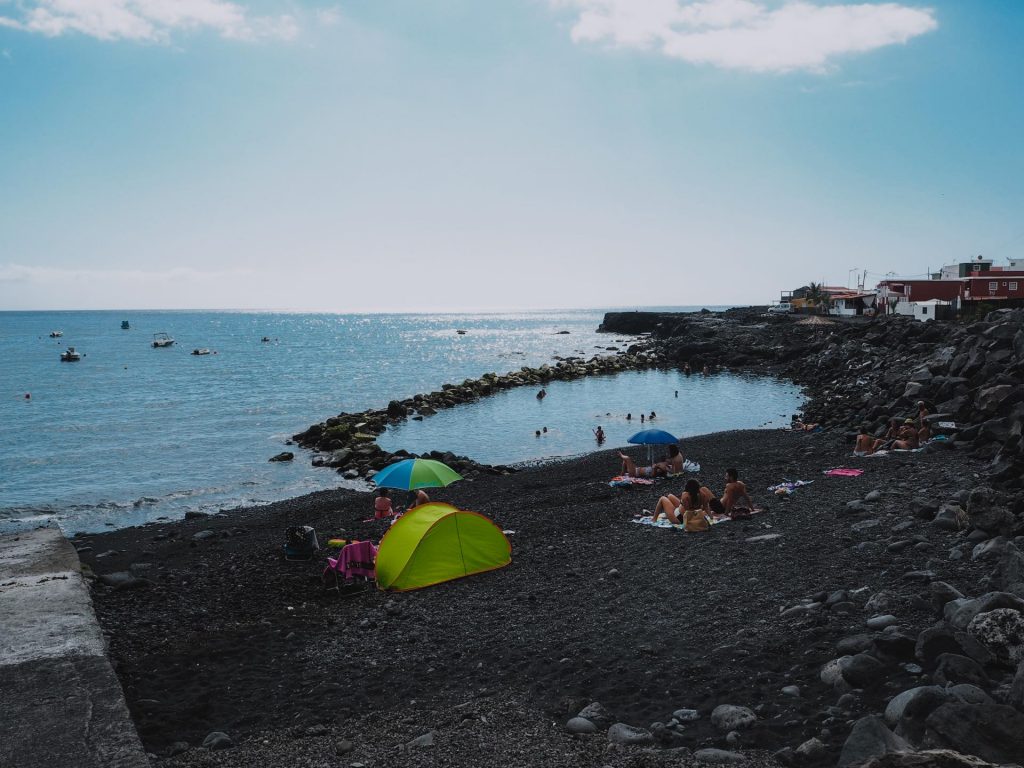 Charco de El Remo, un sitio ideal para bañarse en La Palma