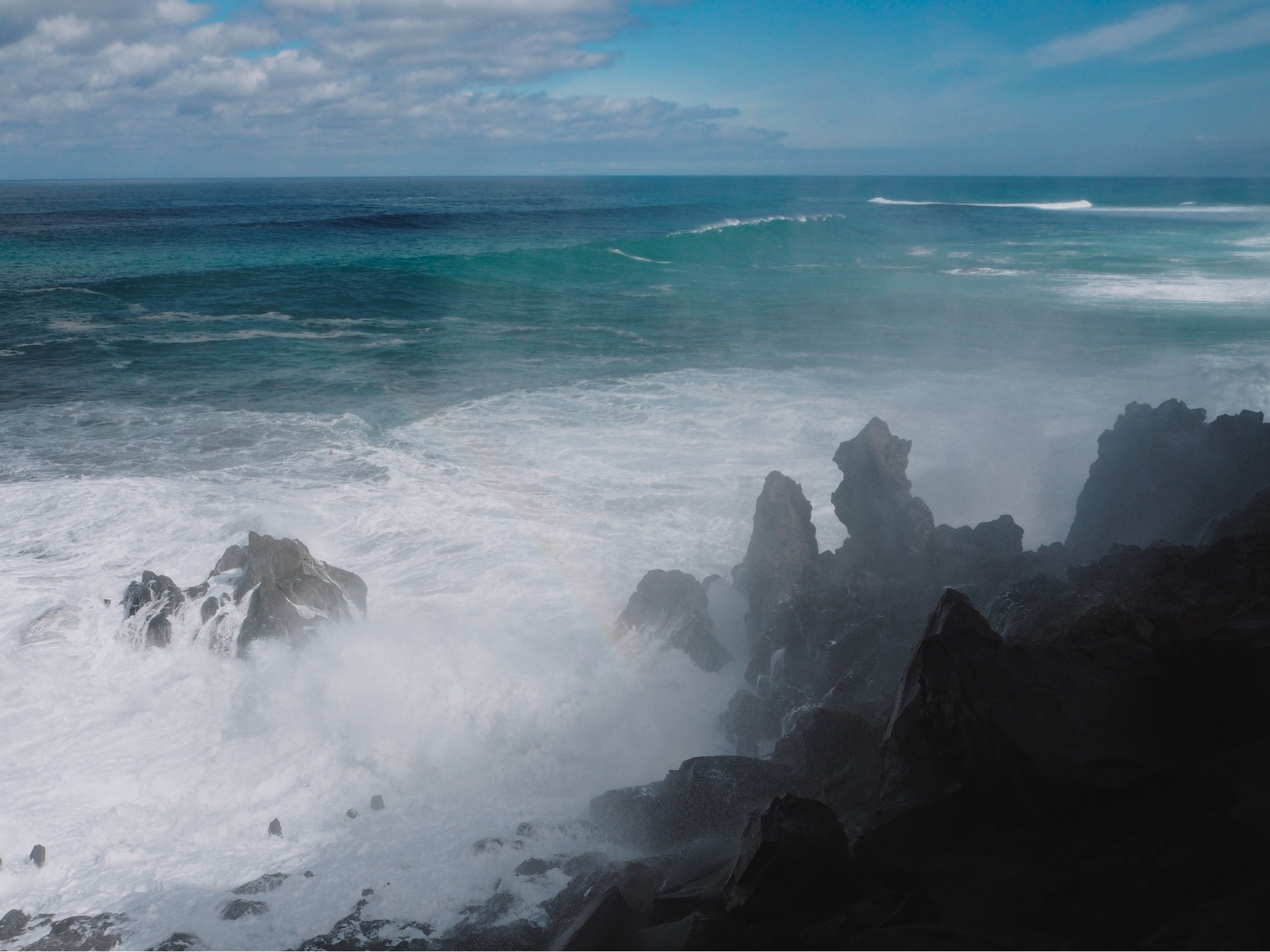 Charco de La Laja, un sitio espectacular para ver cómo rompen las olas en Tenerife
