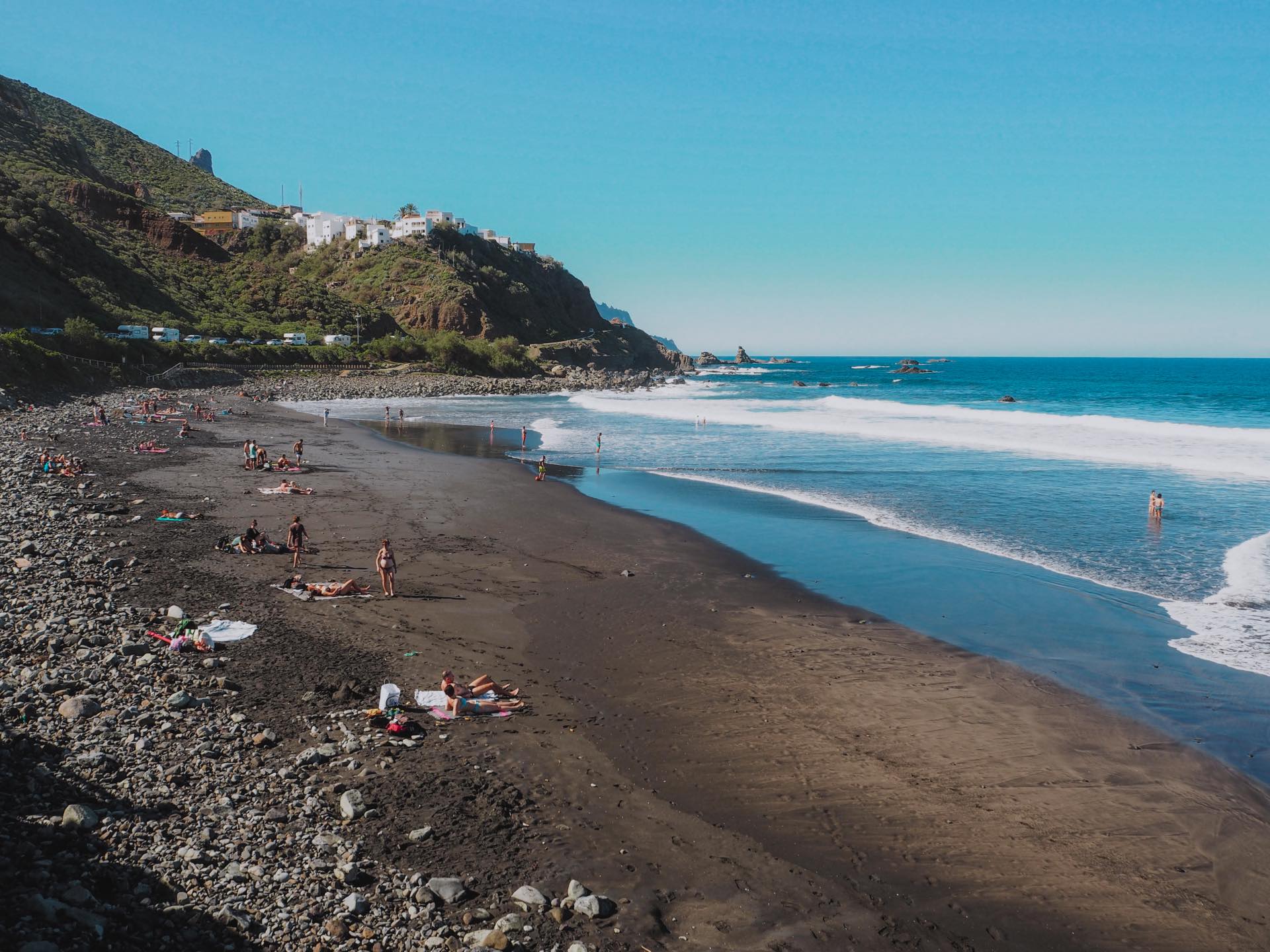 Playa de Almáciga, una playa preciosa donde bañarse en Tenerife