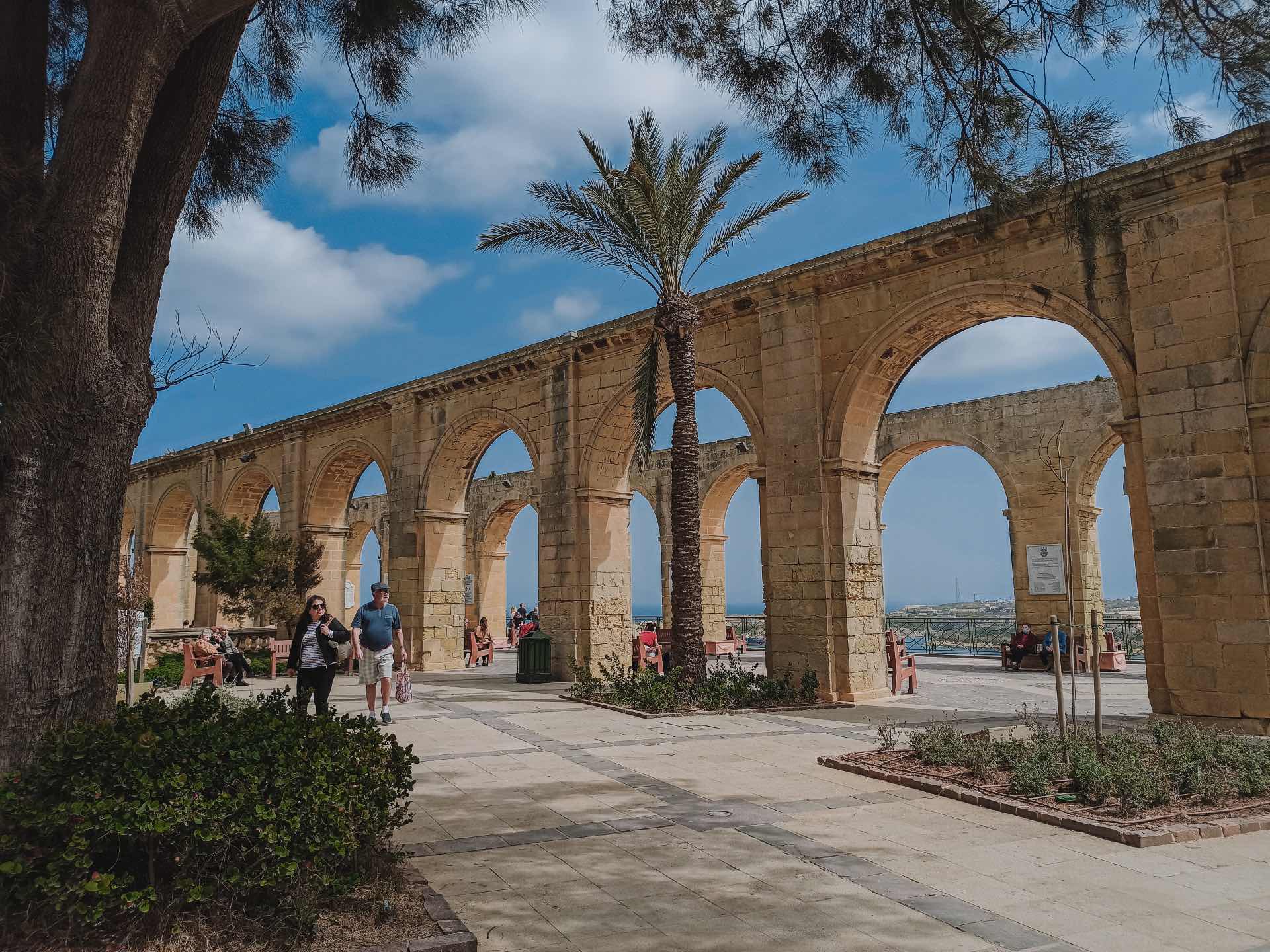 Upper Barrakka Gardens, los jardines más bonitos que ver en La Valletta