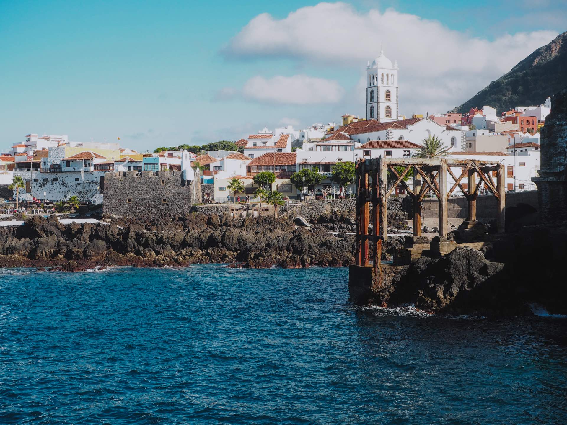 Vistas de Garachico, uno de los pueblos más bonitos de Tenerife