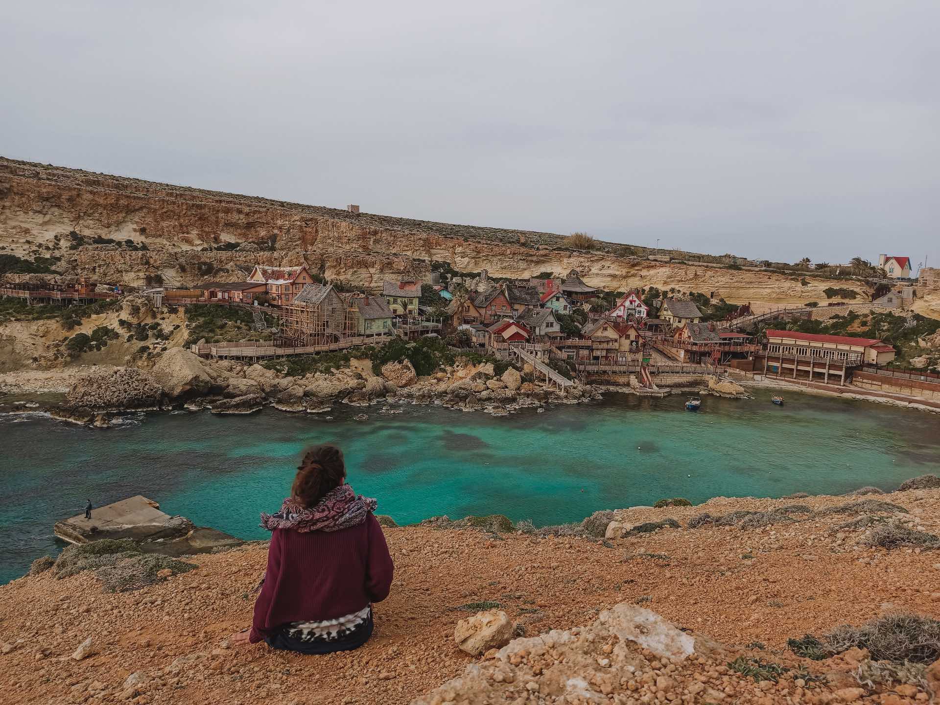 Popeye Village, el mirador más popular de Malta