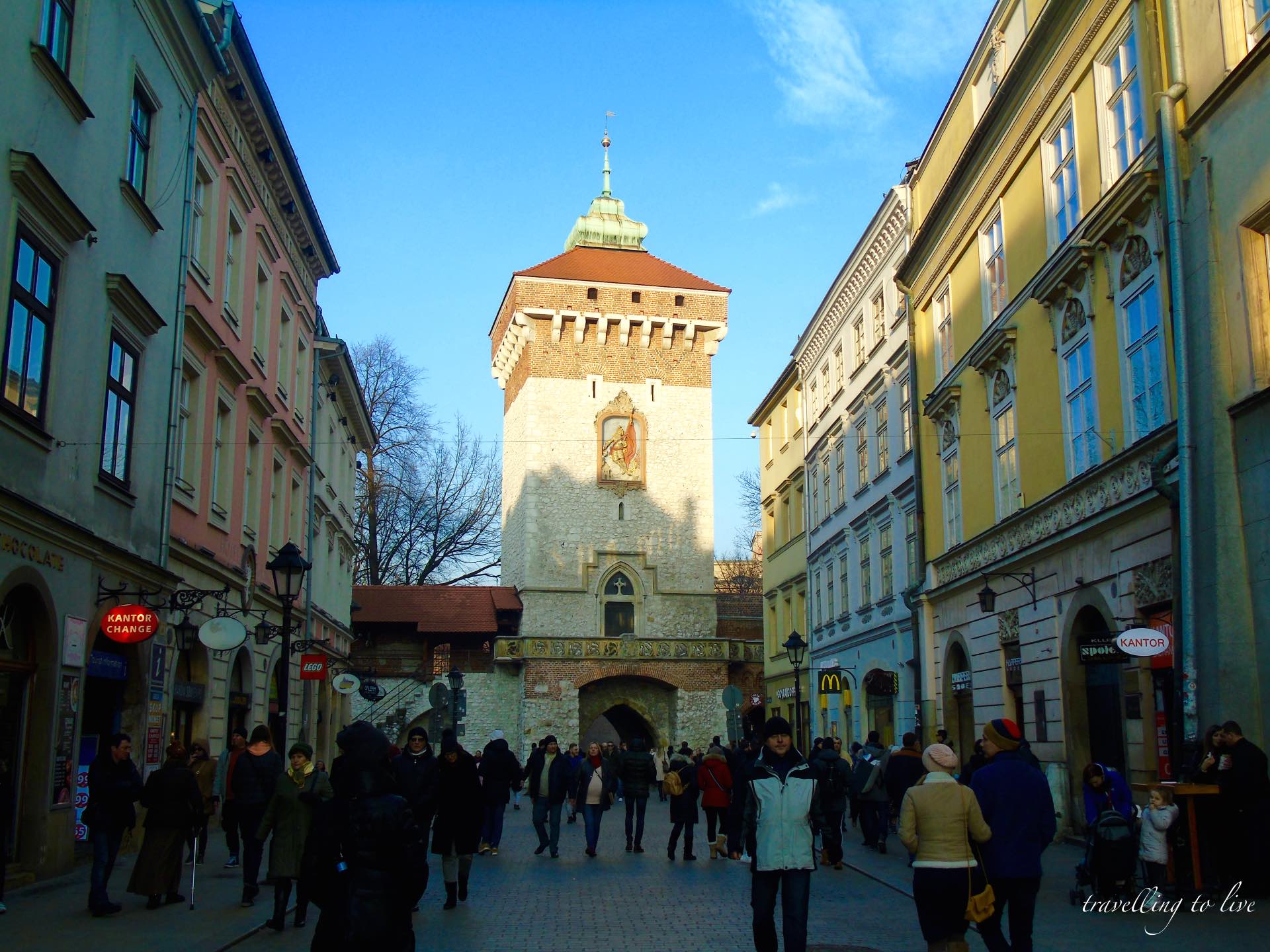 Puerta de San Florian, la entrada de Cracovia