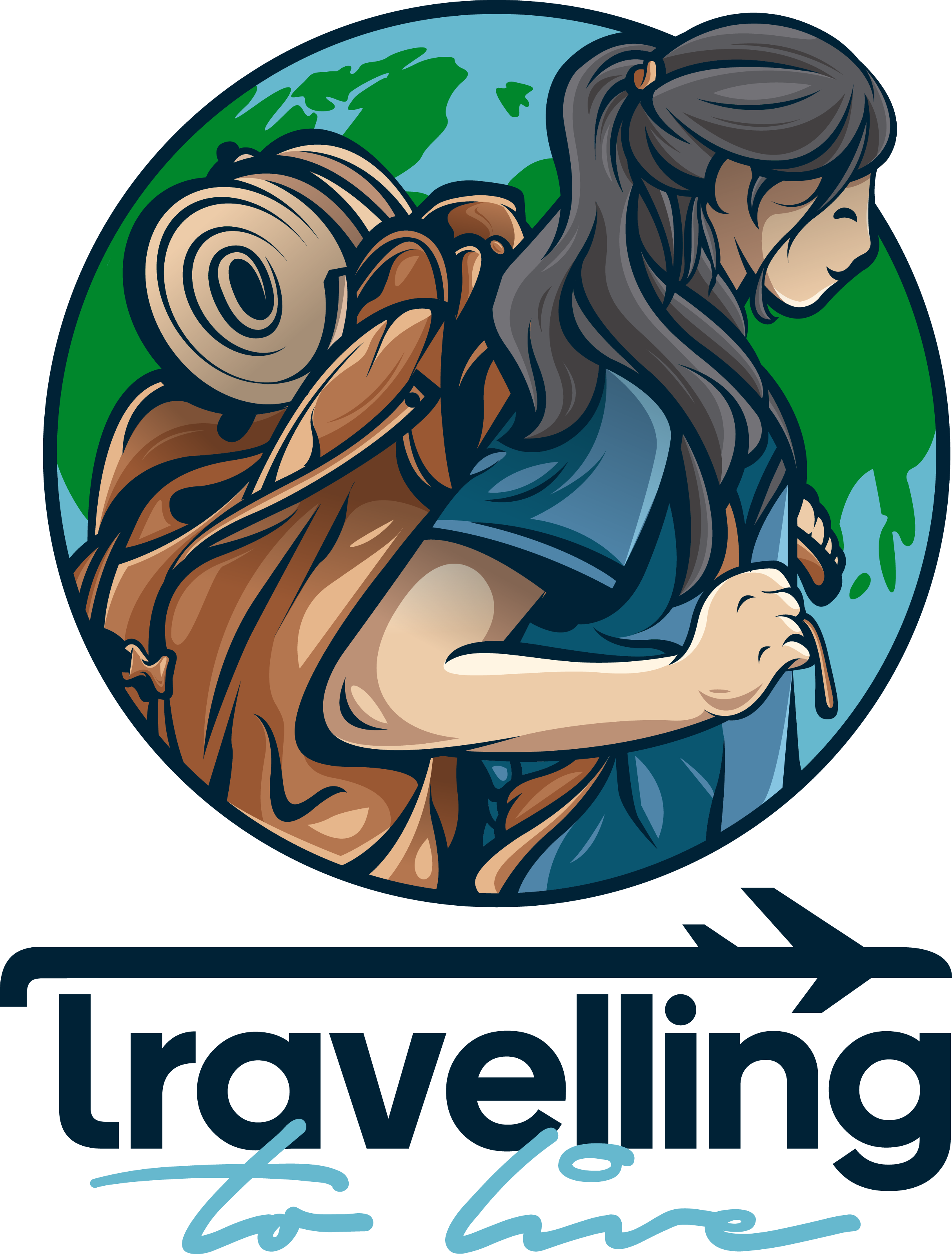 Logo Travelling to live