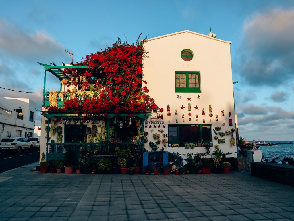 Casas tradicionales de Punta Mujeres, un pueblo con encanto en Lanzarote