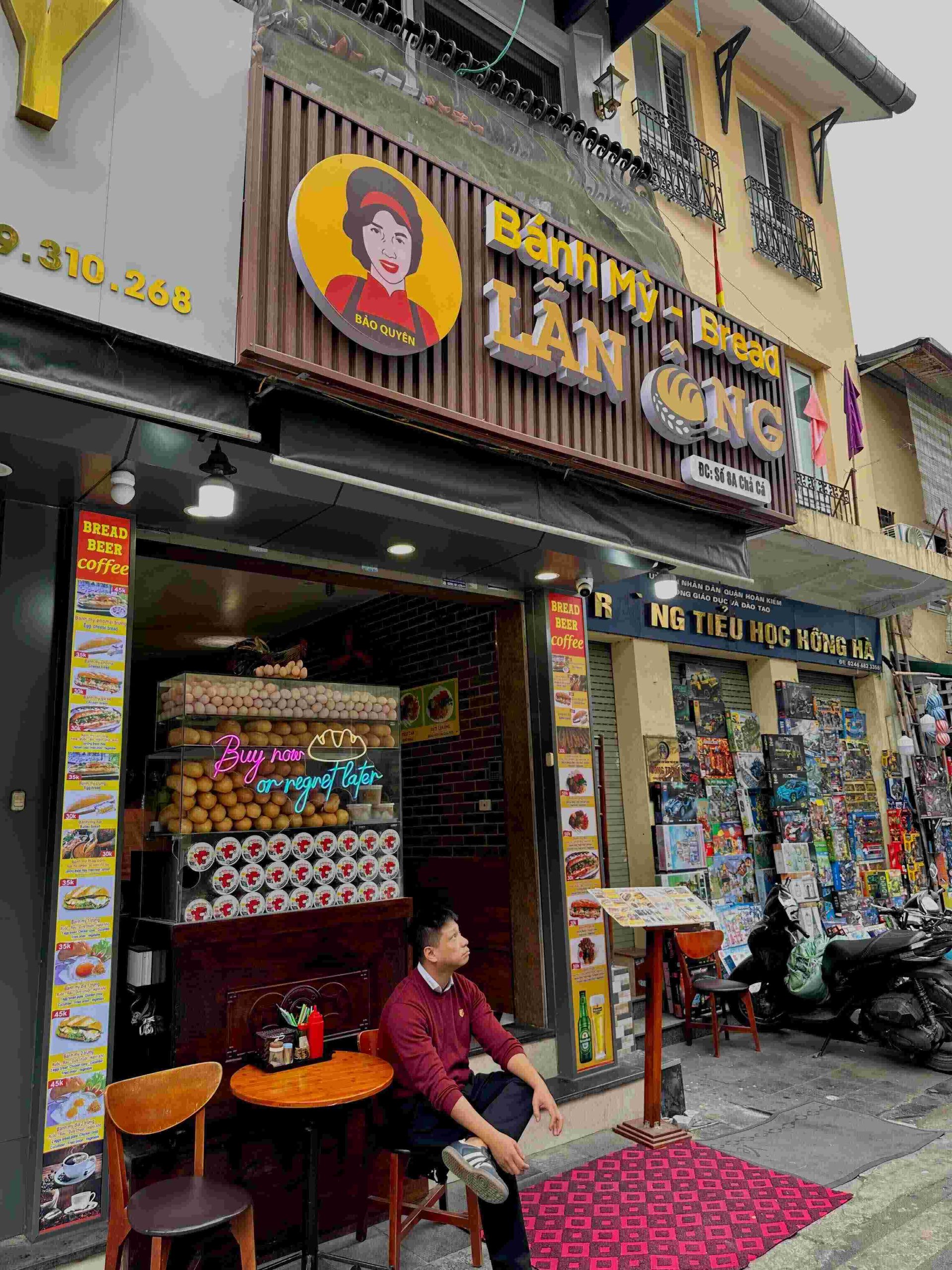 Bánh Mì Lãn Ông, un banh tradicional en el centro de Hanoi