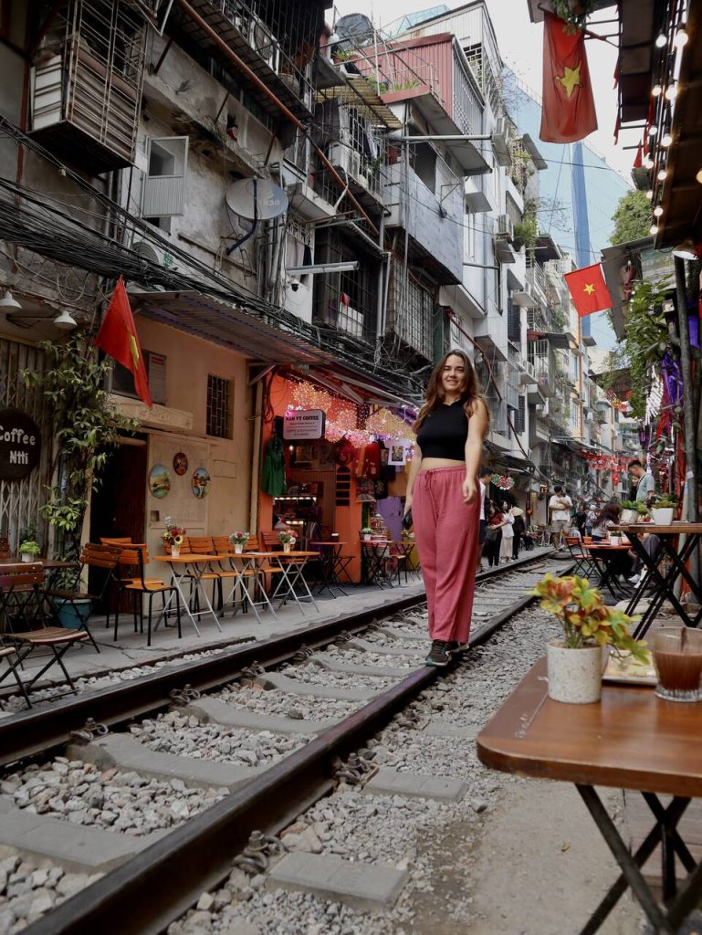 Calle del Tren en Hanoi
