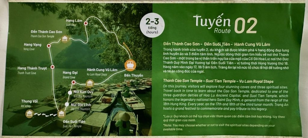 Trang An en barca: las 3 rutas, precios y cuál elegir